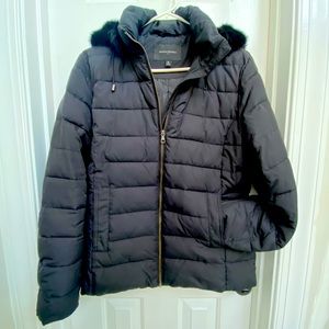 Banana Republic Black Puffer Jacket